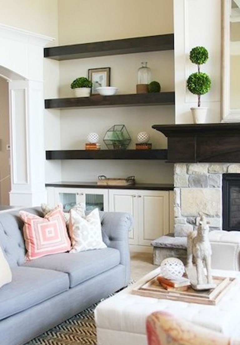 70+ Exciting Floating Shelves for Living Room Decorating